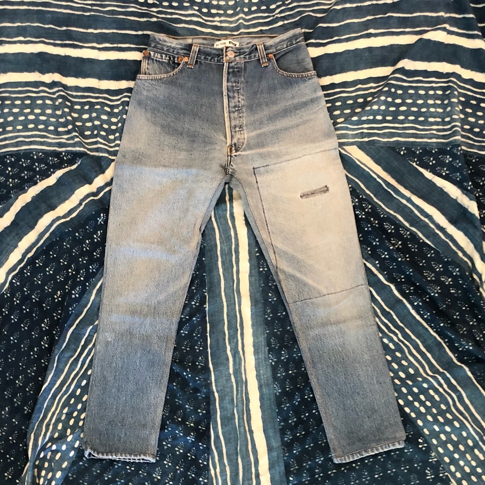 Re/Done Levis Hi rise ankle crop